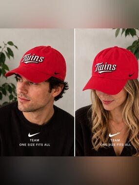 Nike Team MLB Minnesota Twins Red Adjustable Hat One Size Fits All
UNISEX